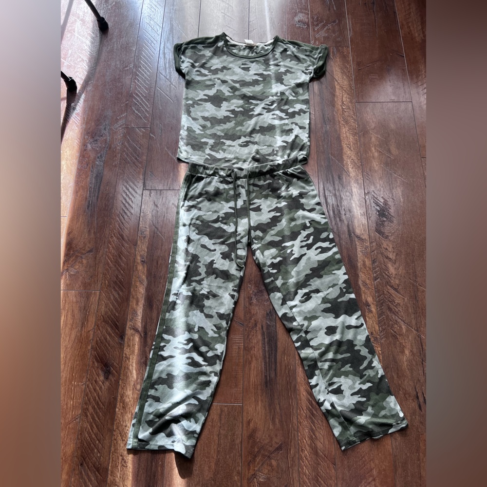 Lucky Brand Camo Pajama Set